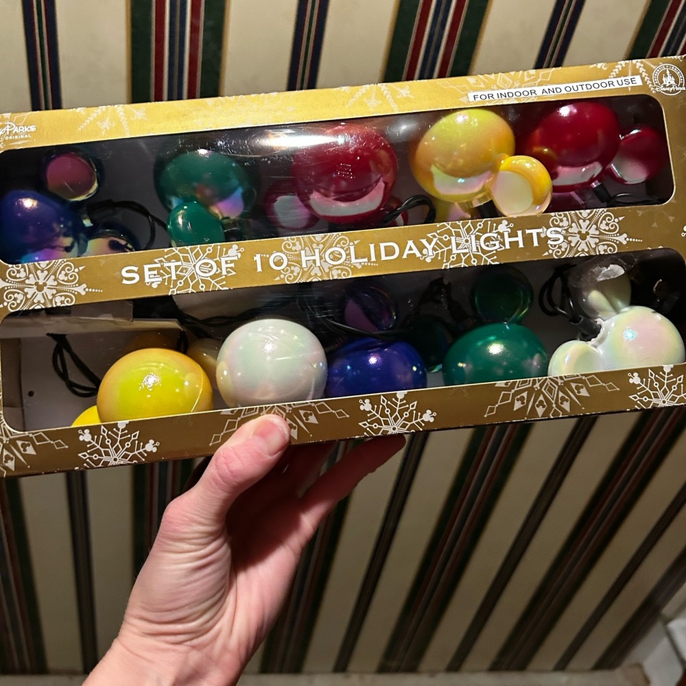 Colorful Mickey Mouse Christmas Retire lights 2 sets